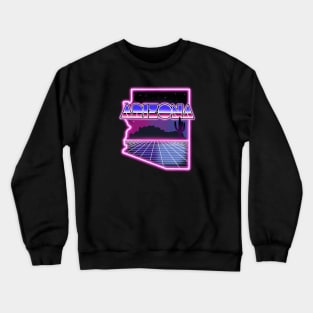 Arizona (80s Retro Style) Crewneck Sweatshirt